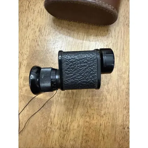 VTG Okaya Optical VISTA 6x15 Binoculars Field Spy Opera Glasses W/ Leather Case - Picture 4 of 10